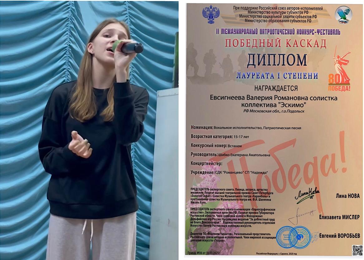 II Международный патриотический конкурс-фестиваль «Победный каскад»!