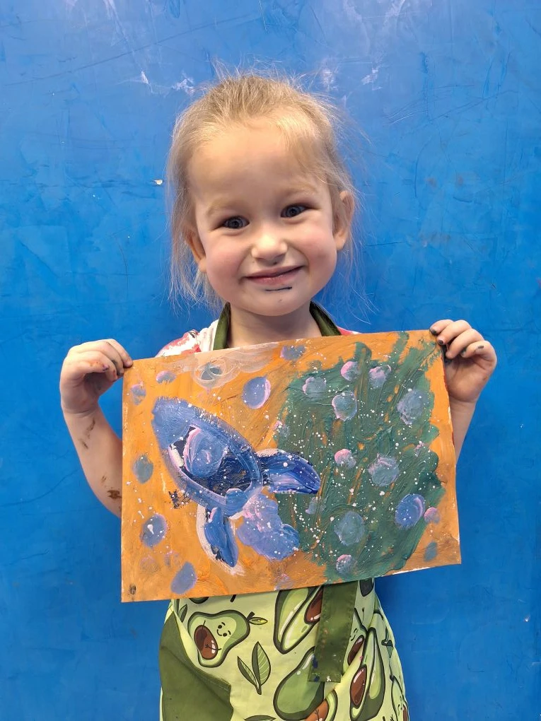 Космос в красках своими руками